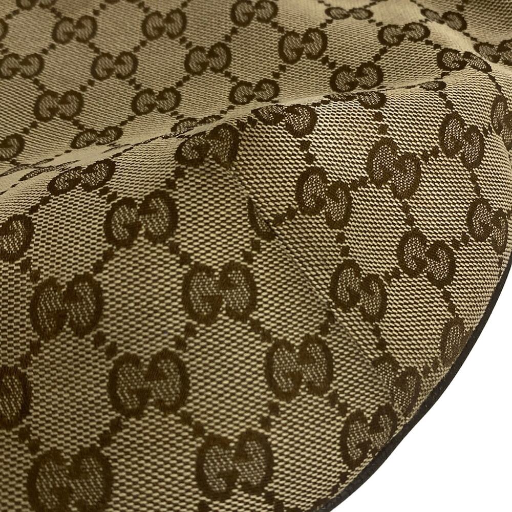 Gucci GG/Shelly Shoulder Bag 189752 Beige Dark Brown Multi Jacquard Leather - Picture 12 of 15